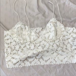 Ivory lacy top